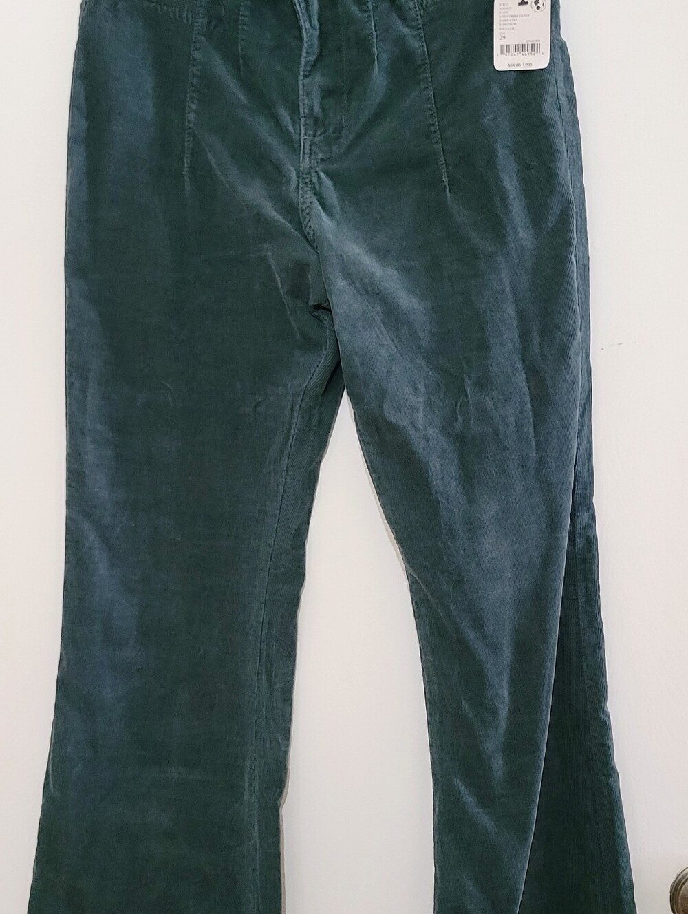 Womens Free People Corduroy Stretch Wide Leg Jeans, Size 29, Brand New